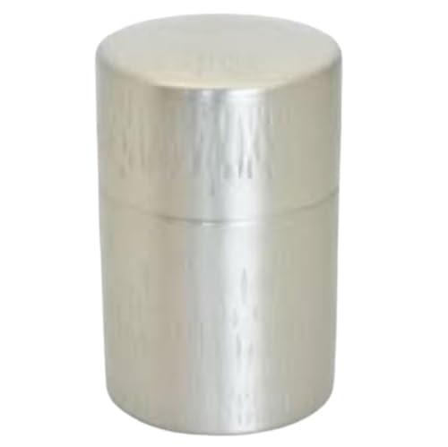 新光金属(Sinkoukinzoku) 茶筒 純銅 割れない 燕三条 日本製 お茶 伝統 職人技 プレゼント茶道 お祝い 茶葉 ティータイム 特別 キャンプ 贈答用 保存容器 錫仕上げ 縦目 BG-504SN