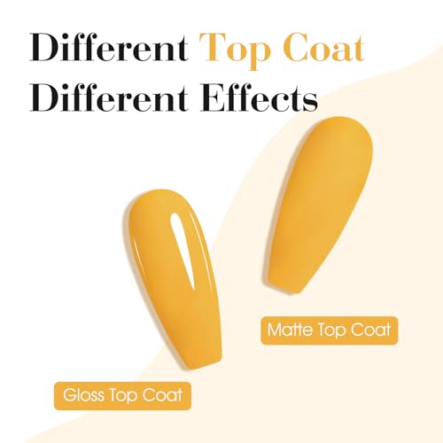 Image of CANNI Yellow Gel Nail Polish, 1Pcs Yellow Gel Polish Color Soak Off U V Nail Manicure Salon DIY at Home