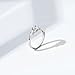 Amazon Collection Platinum-Plated Sterling Silver Round 3-Stone Ring made with Infinite Elements Cubic Zirconia (1 cttw), Size 5