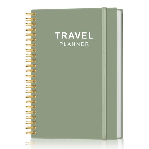 Travel Journal for Women & Men, Vacation & Road Trip Planner Organizer, Travel Notebook for 6 Trips,...