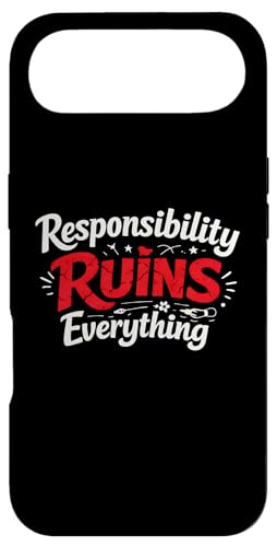 Sarcasm Responsibility Ruins Everything Funny �����Y �X�}�z�P�[�X iPhone Air �p