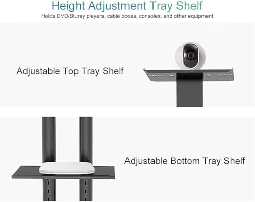 Soporte Móvil para TV con Altura Ajustable y Base Estable miniatura 7
