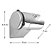 TATAY 3360709 - Soporte de Ducha regulable multiposición,ABS, Cromado, 8.00x7.00x6.50 cm