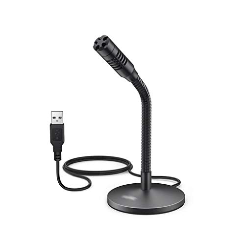 Microphone USB pour ordinateur résolvant les problèmes de voix robotique sur PC