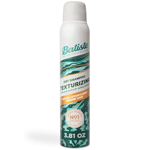 Batiste Texturizing Dry Shampoo, Refresh and Add Grip and Texture for Beachy Tousled Hair, 3.81 oz