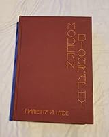 Modern biography, B0007J12II Book Cover