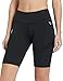 BALEAF Women's Cycling Shorts Padded High Waist Breathable Mesh Black UPF 50+ Size L