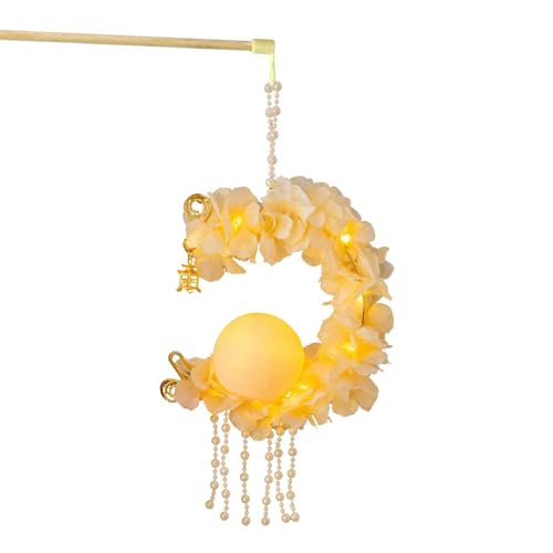 CGACCSD Farolillos de fiesta lunar para niños, juego de manualidades para la construcción de farolillos | Decoración portátil para el hogar Fiestas Adultos Fiesta Joyas