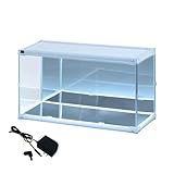 J-STAGE ワイド レギュラータイプ フィギュアケース led ac付 uvカット 底面 背面ミラー アクリル 本体 ホワイト