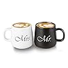 Mr and mrs coffee mugs setcouple giftswedding presents for bridal showerengagement gifts for couples newlyweds gifts  urban country home decor