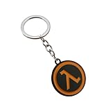 Generic Half Life Keychain, Alyx, Cowbar Pin - Keychain, Unisex-Adults, Black, Metallic