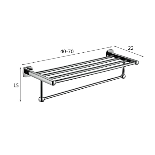 Porte-serviettes en cuivre 70cm : l'élégance durable pour votre salle de bain - 3