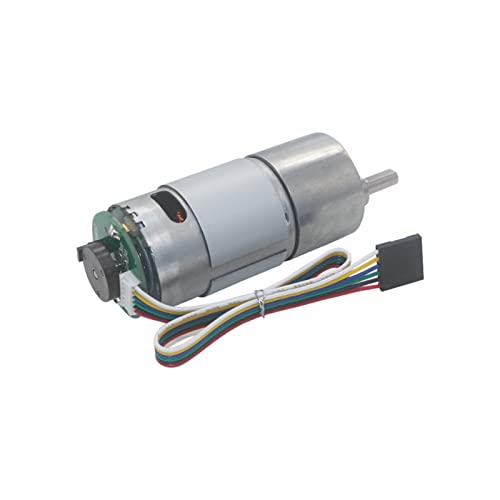 Moteur à engrenage de réduction de vitesse 12V 208 tr/min couple élevé avec encodeur