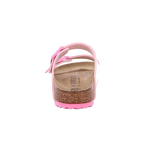 Image of Birkenstock Arizona SFB Mules /Clogs Women Gold Mules Shoes, Candy Pink, 7 US