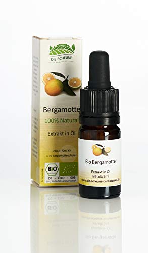 Die Scheune GmbH - Bergamotte Orangen Aroma BIO 100% natürlich (5ml) zuckerfrei entspricht 18 Bergamottenschalen; Bio-Kontrollstelle: DE-ÖKO-006 | Bergamotte Saft, Bergamotte Öl, Bergamot, Bergamotte Aroma, Bergamotte Extrakt, Bergamotte naturrein Cover