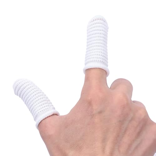 Image of 10 Pcs Pet Finger Toothbrush - 360 Spiral Design with Knitted Polyester for Dogs & Cats, Gentle Dental Cleaning Finger Sleeve for Oral Care, Reusable Grooming Supplies