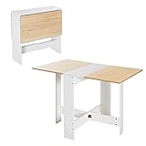 ✅Hochwertig verarbeitet: Die sauber gearbeiteten Spanplatten sind hochwertig und kommen mit einer Teakholz-weißen Oberfläche.