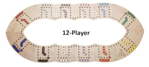 uDog Wooden Board Game para 2 a 8 jugadores miniatura 6