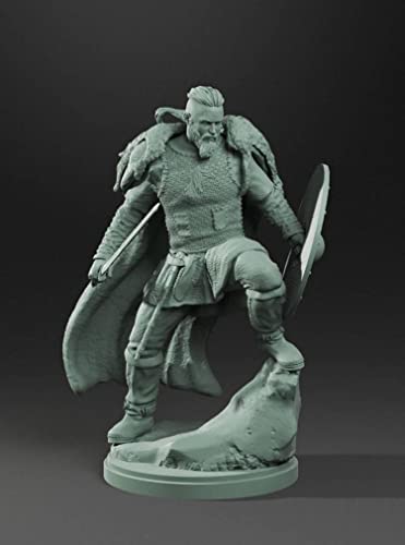 Figura de Resina Guerrero Vikingo ZHANGJING 75mm 100mm miniatura 1