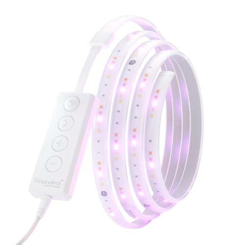 Nanoleaf Matter Essentials Lightstrip Starter Kit, 2M Smart RGBW LED Strip Light - Matter Over Thread, Bluetooth Colour Changing LED Strip, Works with Google Apple, Room Decor and Gaming