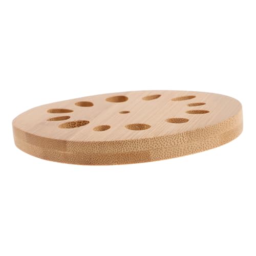 NAMOARLY Bamboo Coasters Set Lotus Root Design Heat Resistant Table Mats Unique Coasters for Modern Kitchen Decor