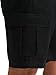Classic Relaxed Fit Cargo Short, Black Twill, 36