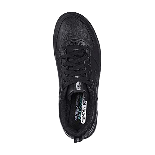 Skechers Sport Court 92 405696L-BBK, Boy Sneakers,Sports Shoes, Black, 32 EU
