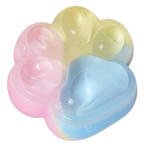 AWAVM Gato Paw Squeeze Toy, Squishy Cat Paw Squishy Cat Paw Squishy Bolas antiestrés, Kawaii Cat Paws Juguete para el estrés, patas de gato, adecuado para niñas y niños para relajarse