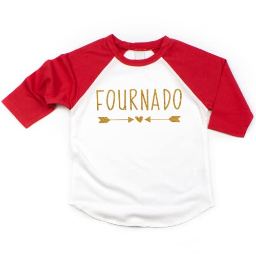 Bump and Beyond Designs 4 Year Old Birthday Shirt Girl Fourth Birthday Outfit