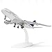 QIYUMOKE 747 Model Airplane 1/300 Diecast Metal Airplane Model Kits (with Stand) Boeing 747 Airlines Plane for Aviation Enthusiasts Gifts, Display Collections or Desk Decor -8 inches L