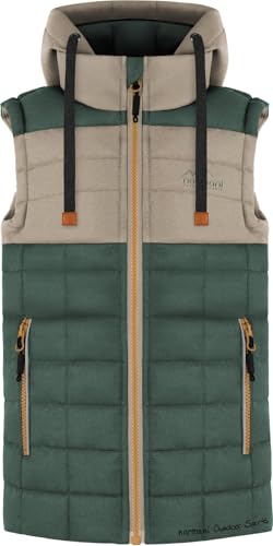 normani Kinder Winterweste Steppweste mit Kapuze Kapuzenweste Ärmellose Outdoor Weste mit Taschen Farbe Beige Größe 158-164 normani Kinder Winterweste Steppweste mit Kapuze Kapuzenweste Ärmellose Outdoor Weste mit Taschen Farbe Beige Größe 158-164