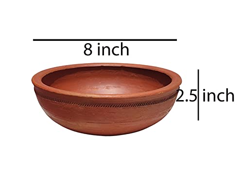 Pure Source India Clay Dahi Handi (1.50 liter, Brown) - Image 3