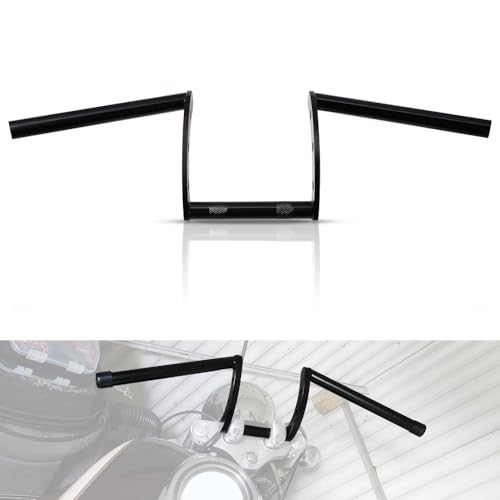 WOWTK 25mm 1 Z Bars Handlebar fits for Drag Bar Drag Custom Bobber Chopper Cruisers Softail Dyna Sportster