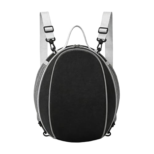 Mochila deportiva para balones – Mochila de almacenamiento de pelotas de 12.2 pulgadas | Bolsa deportiva de tela Oxford – Bolsa de transporte de equipo impermeable de gran capacidad con bolsillo