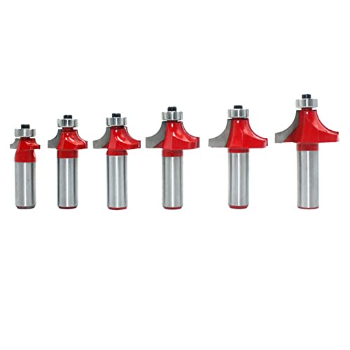 Deger Juego de 6 Piezas Cuchillo para Filetear CarpinteríA Fresa Cuchillo para Ranurar R Cuchillo para Biselar Cuchillo para MáQuina de Grabado