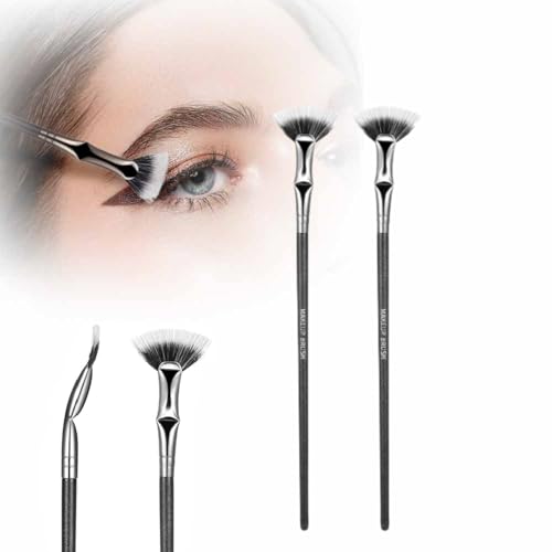 Folding Angle Scalloped Lash Brush, 2024 NEW Mascara for Lashes Eyelash Separator Tool, Eyelash Comb for Upper Lower Eye Lash Makeup Tools, Eye Makeup For Women (2 PCS)