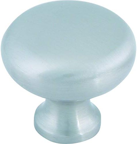 Atlas Homewares A819-BN 1-1/4-Inch Euro-Tech Collection Round Knob, Brushed Nickel