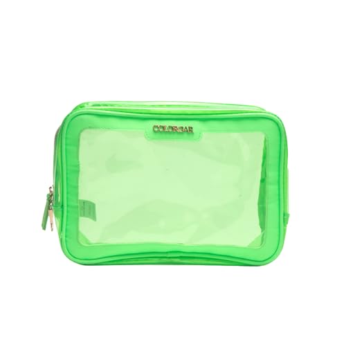 Image of Colorbar Polyester Lips & Lashes Casual Box Pouch (Set Of Two) - Neon Green
