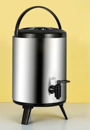 Qfmr 保温 保冷 アウトドア用ジャグ ステンレス製断熱バレル キャンプ用品 ウォータータンク 多機能 ウォータージャグ ドリンクサーバー ウォーターディスペンサー おしゃれ 大容量 豆乳 断熱バレル ステンレス製 ミルクティー コーヒー 飲み物などを保