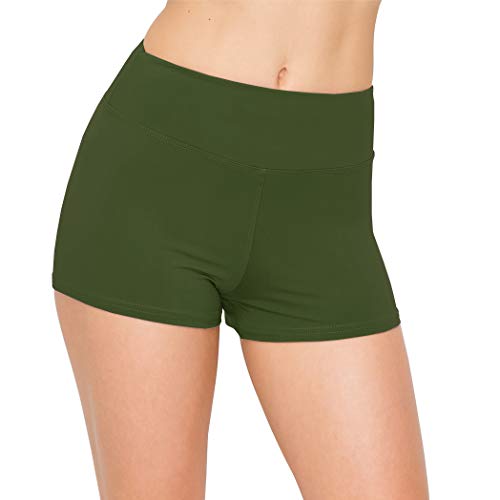 Image of ALWAYS Yoga Shorts for Women - High Waisted Workout Biker Shorts for Yoga, Running & Under Dress Anti-Chafing Comfort