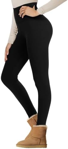 Fleece Lined Leggings Women - Winter Thermal Warm Thick Lining Pants