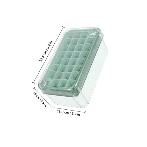 Set de cubitera doble capa verde con tapa miniatura 2
