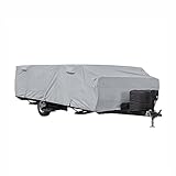 Classic Accessories Over Drive PermaPRO Folding Camping Trailer Cover, Fits 14'-16'L, RV Cover,...