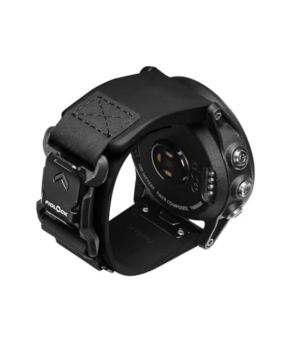 Correa impermeable de caucho FKM para reloj Garmin 22mm miniatura 1