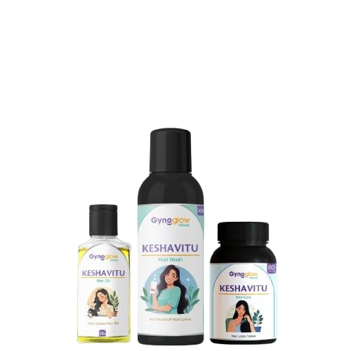 Image of Keshavitu Hair Growth Oil - Ayurvedic Hair Fall Reduction, Dandruff Control & Shine Booster, 100ml