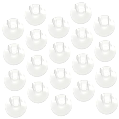 ibasenice 20Pcs Safety Plug Covers Durable Electrical Protector for Standard Prong and Prong Outlets Easy Installation Secure Prevent Electric Shocks