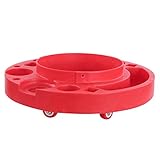 BISupply 5 Gallon Bucket Dolly - Detailing Cart for 11.5 Inch Rolling Car Wash Bucket with Wheels...