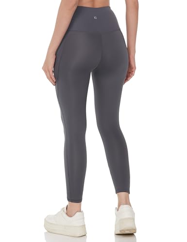 Image of Enamor High Rise 7 /8th Length Adjustable Drawstring Workout Leggings for Women - Hugged Fit, Quick Dry, Antimicrobial - A605