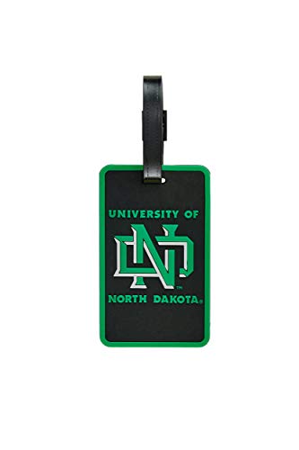 Aminco NCAA North Dakota Fighting Hawks Soft Bag Tag