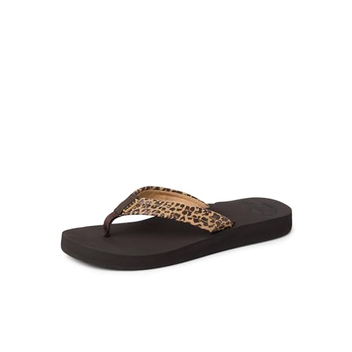 REEF Femme Cushion Breeze Sandales, léopard, 40 EU